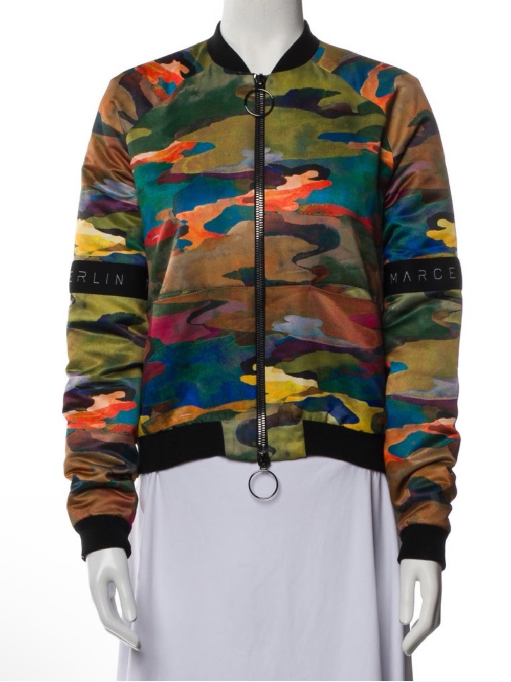 Marcell Von Berlin camo bomber NWT